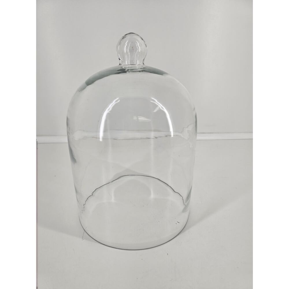 Glass Display Dome 8.5 Inch – Cloche Bell Jar Cover for Decor or Collectibles